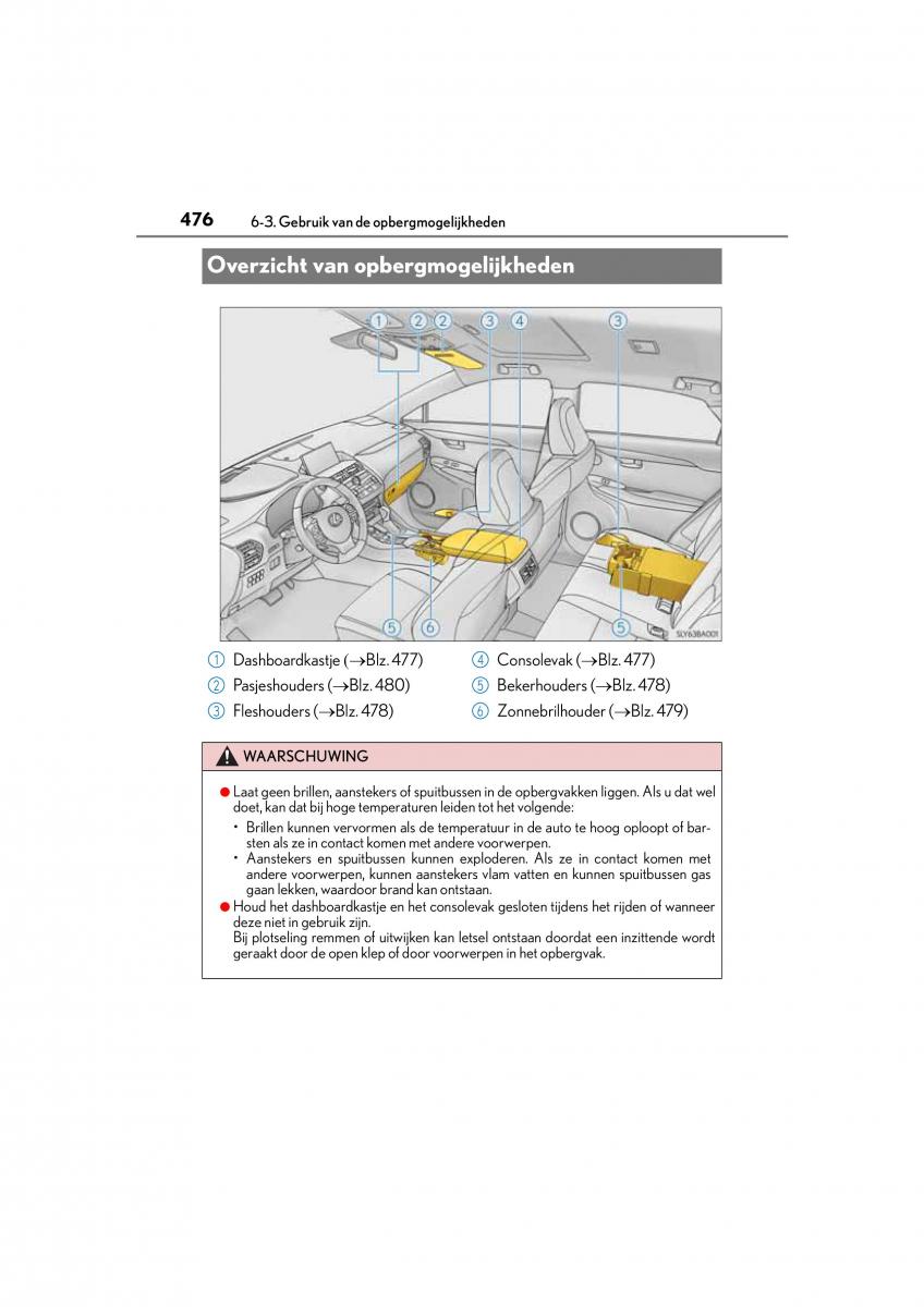 Lexus NX handleiding / page 476