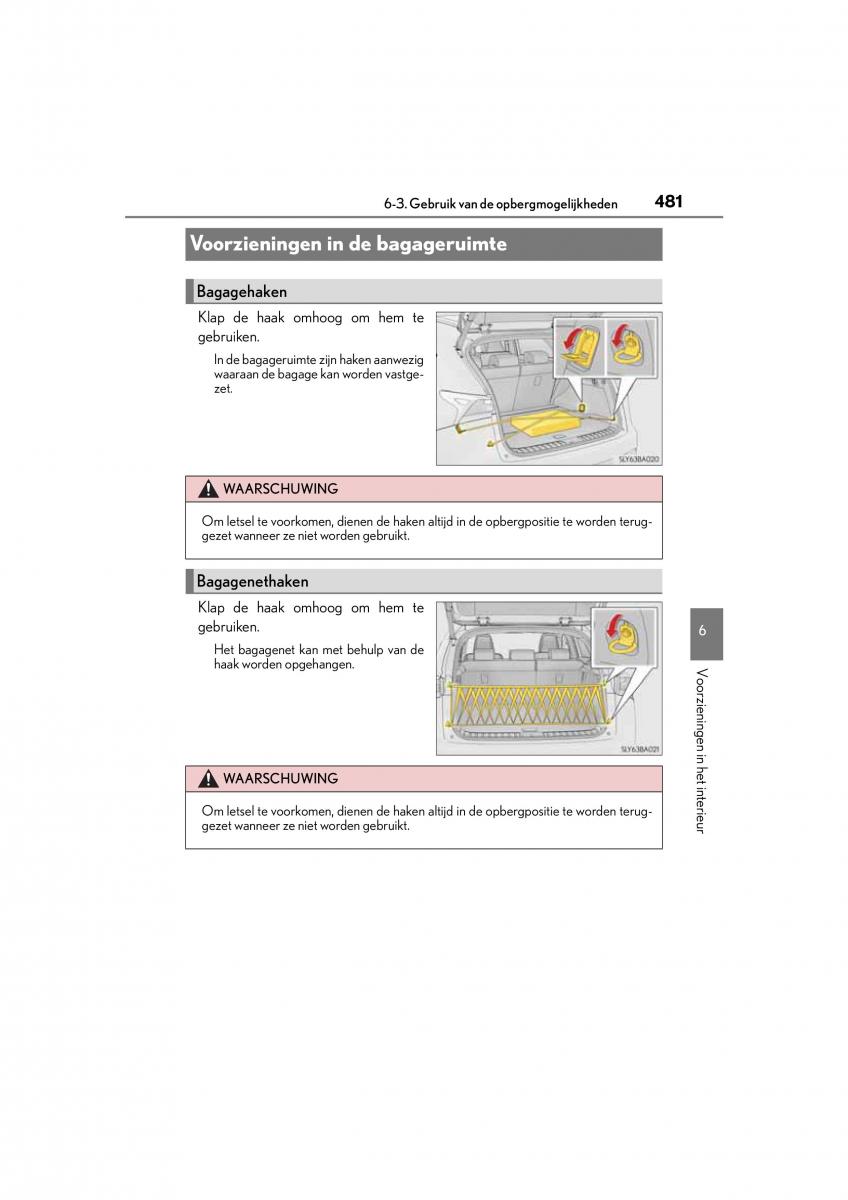 Lexus NX handleiding / page 481