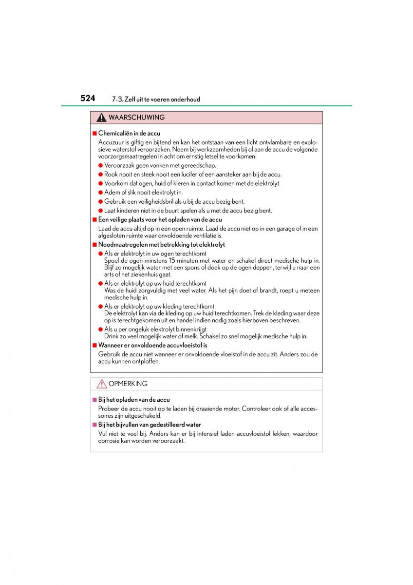 Lexus NX handleiding / page 524