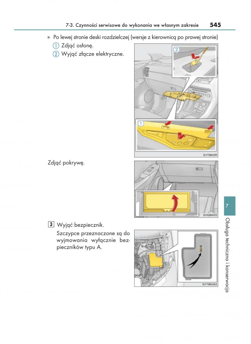 Lexus NX instrukcja obslugi / page 545