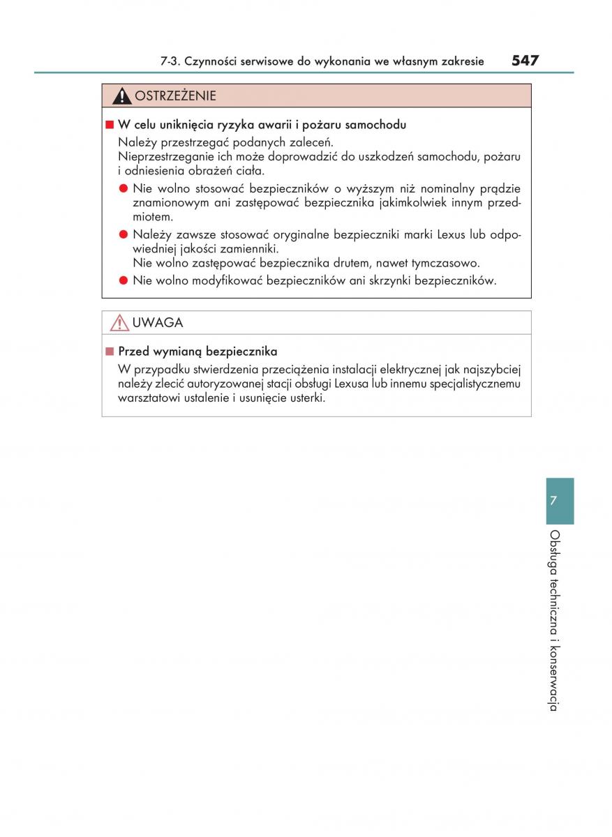 Lexus NX instrukcja obslugi / page 547