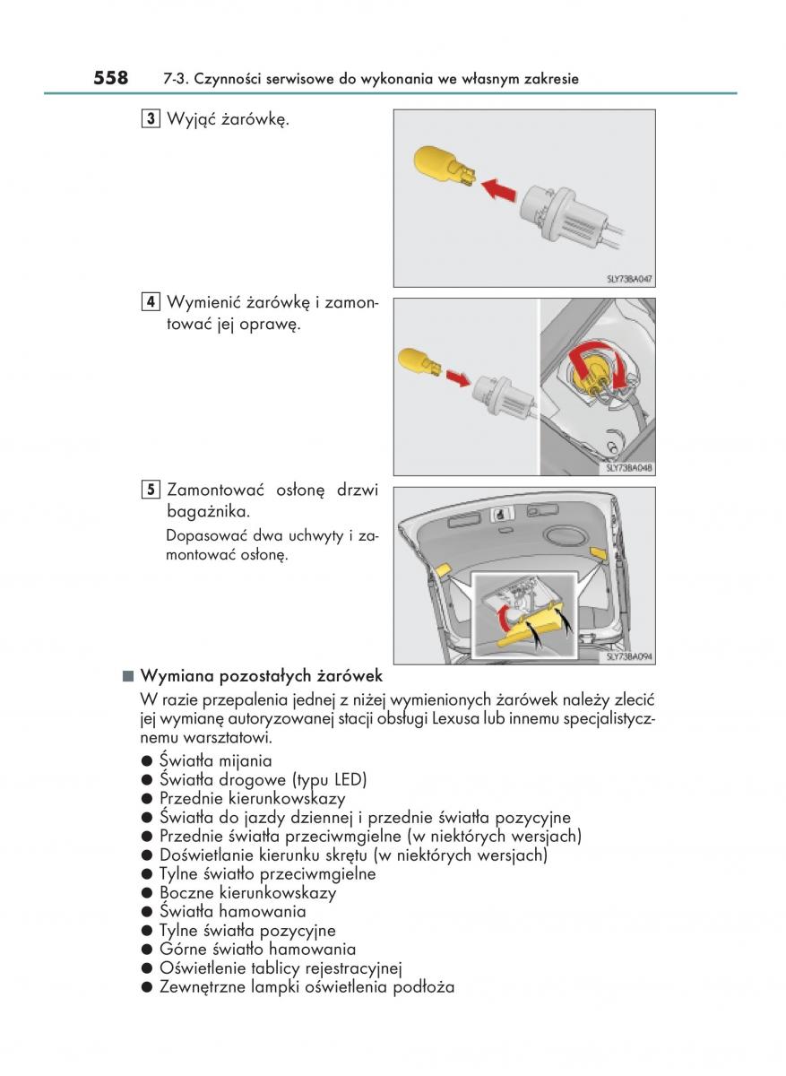 Lexus NX instrukcja obslugi / page 558