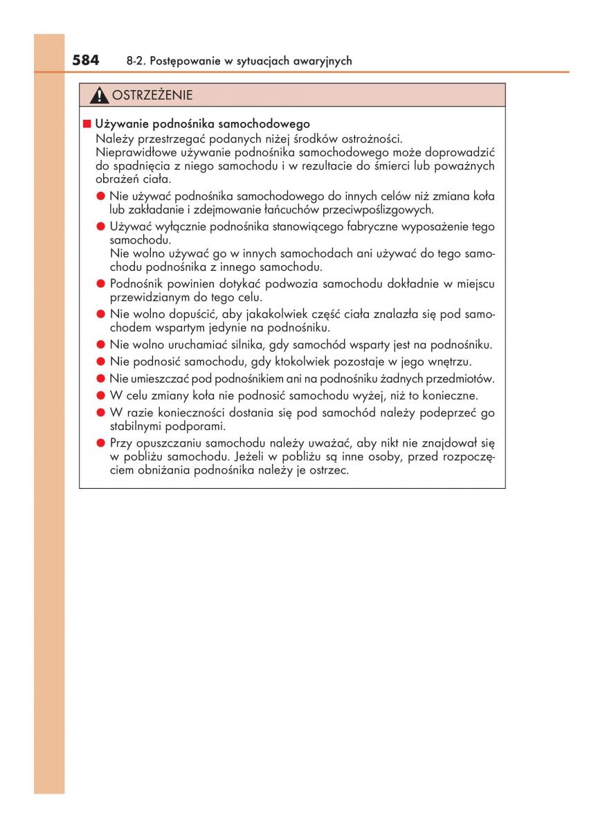 Lexus NX instrukcja obslugi / page 584