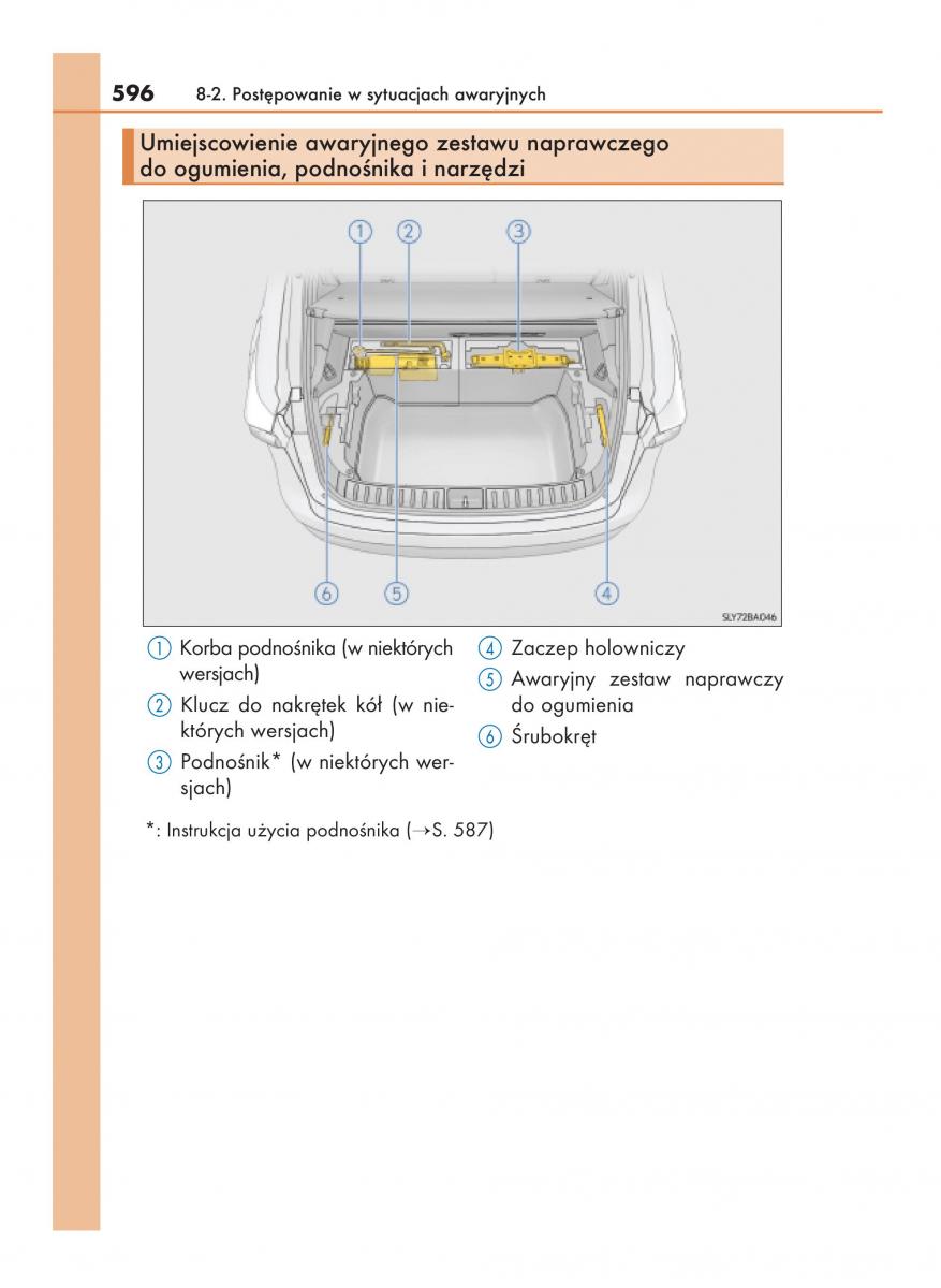 Lexus NX instrukcja obslugi / page 596