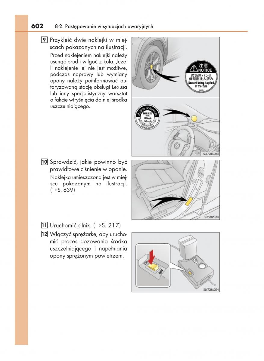 Lexus NX instrukcja obslugi / page 602