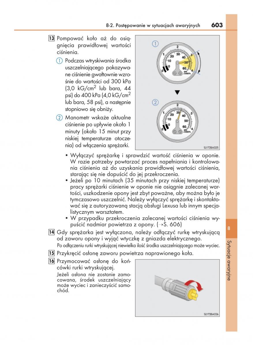 Lexus NX instrukcja obslugi / page 603