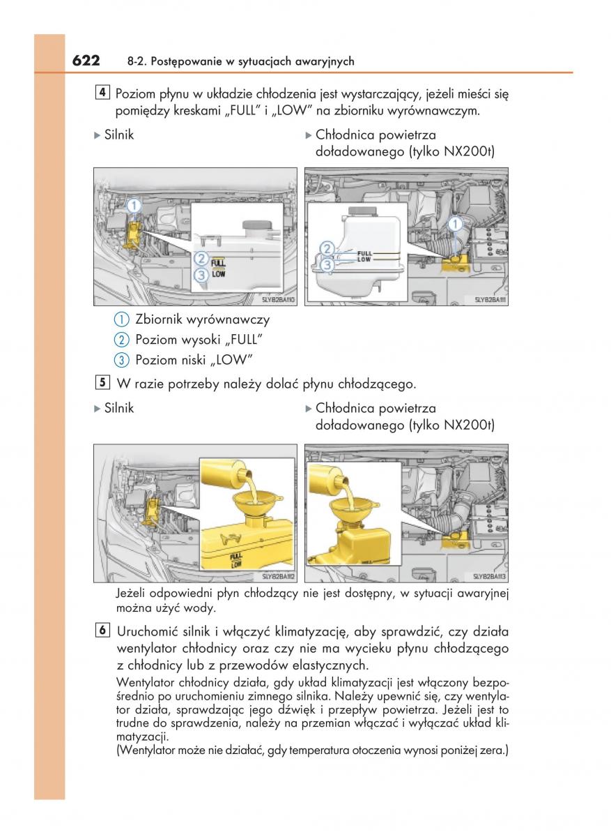 Lexus NX instrukcja obslugi / page 622