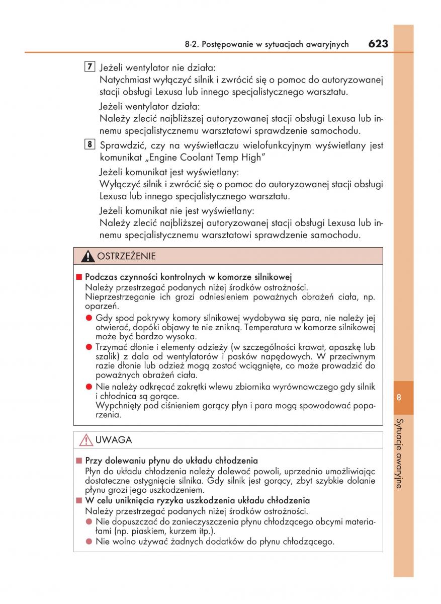 Lexus NX instrukcja obslugi / page 623