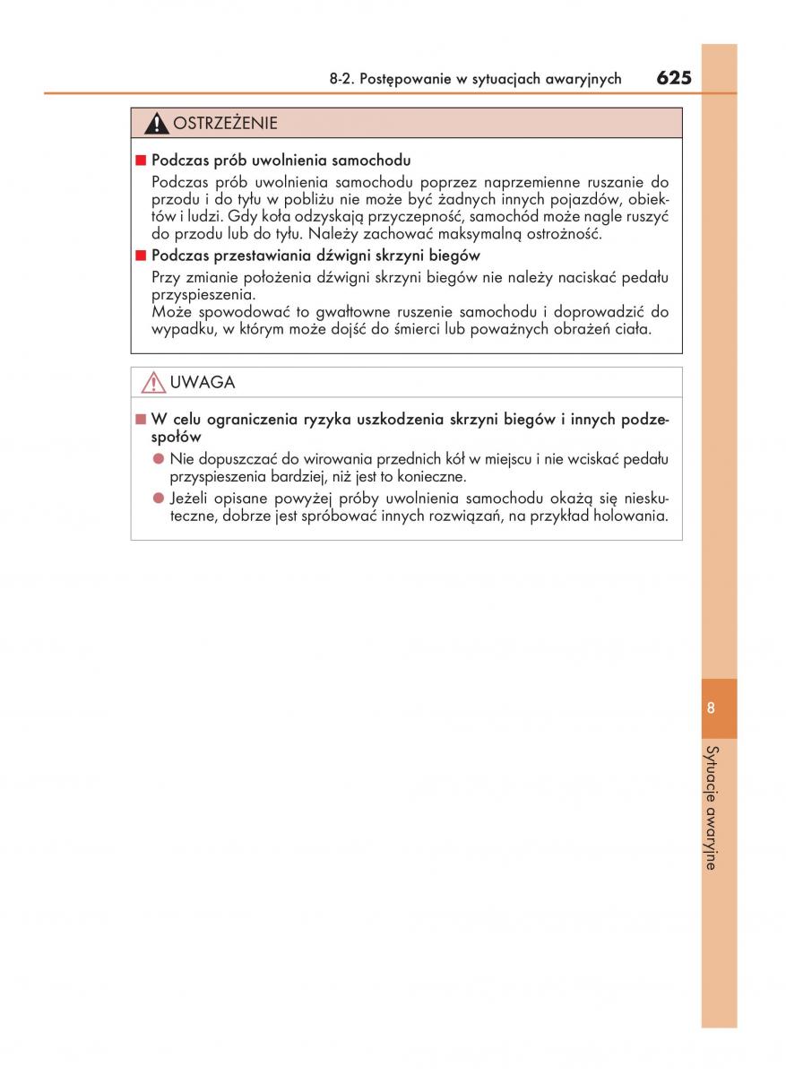 Lexus NX instrukcja obslugi / page 625