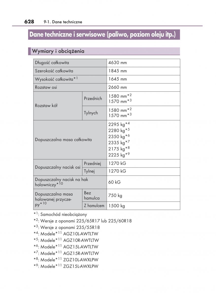 Lexus NX instrukcja obslugi / page 628