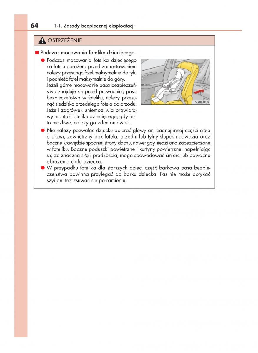 Lexus NX instrukcja obslugi / page 64