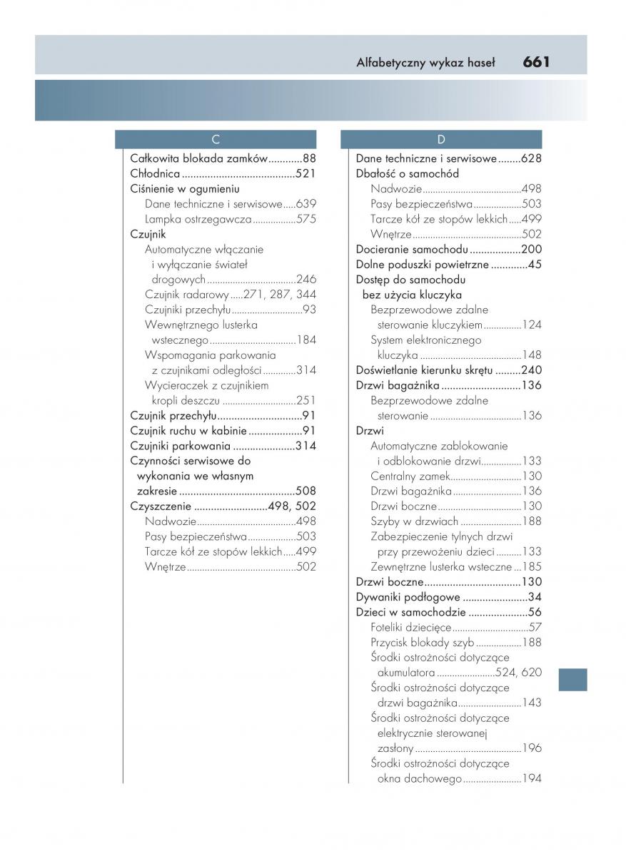 Lexus NX instrukcja obslugi / page 661