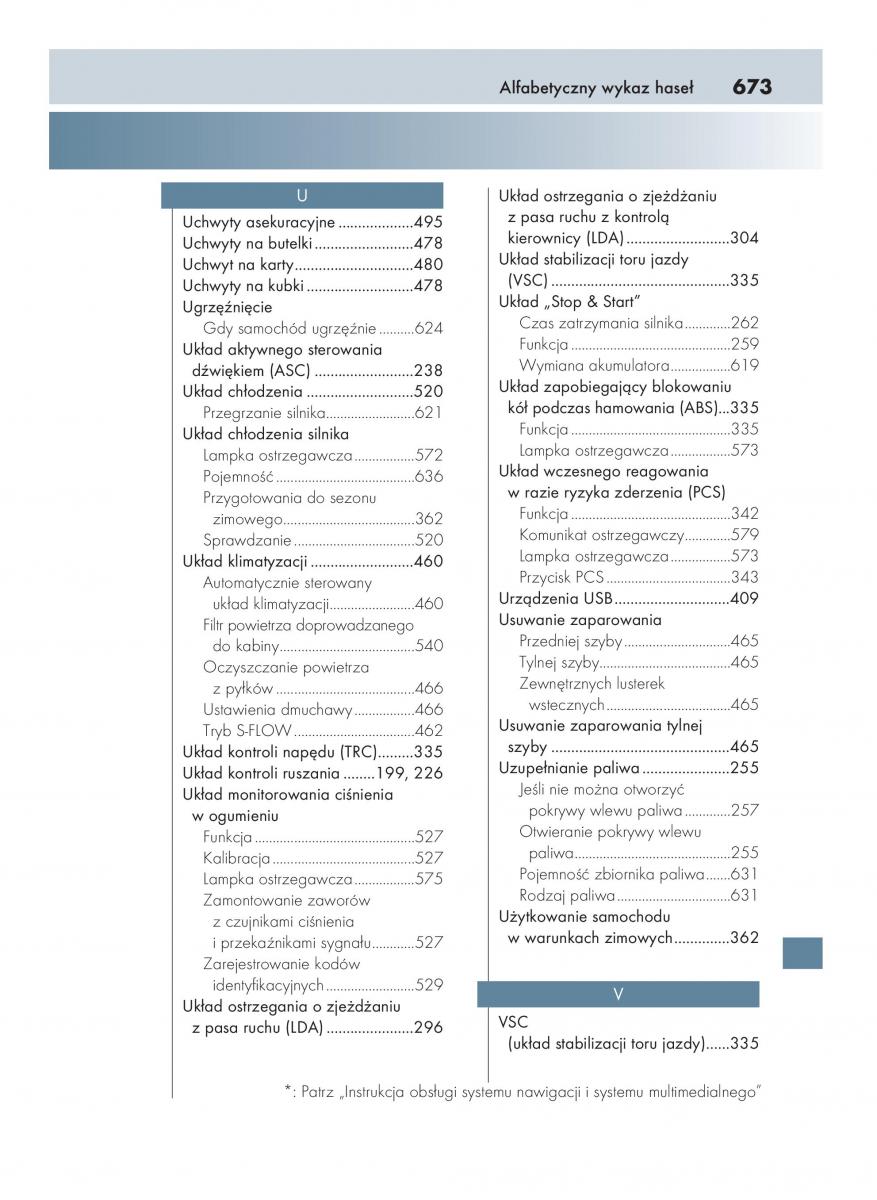 Lexus NX instrukcja obslugi / page 673