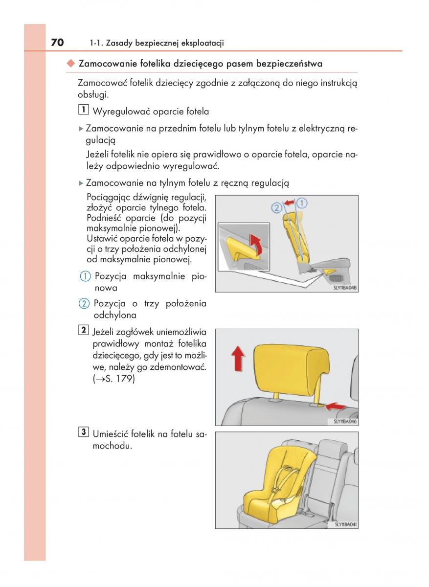 Lexus NX instrukcja obslugi / page 70