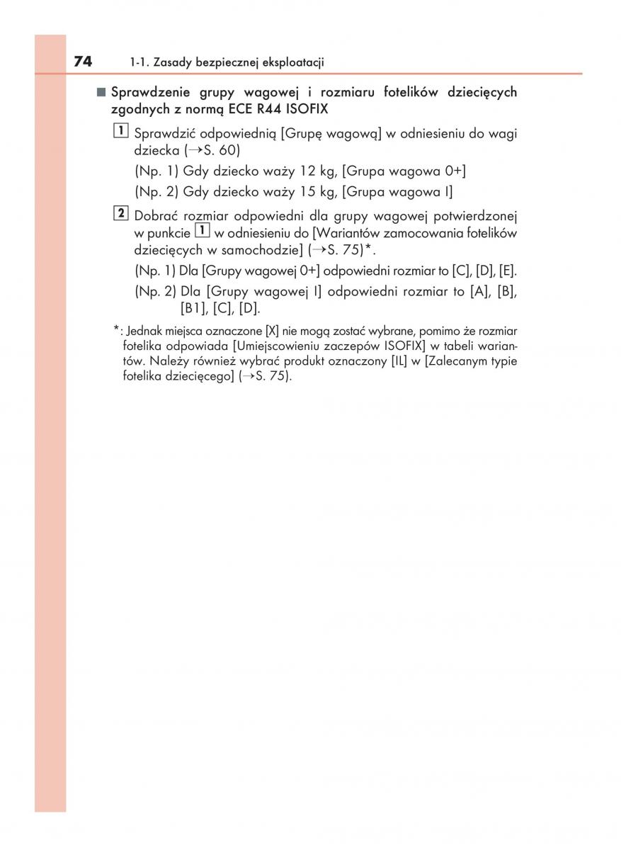 Lexus NX instrukcja obslugi / page 74