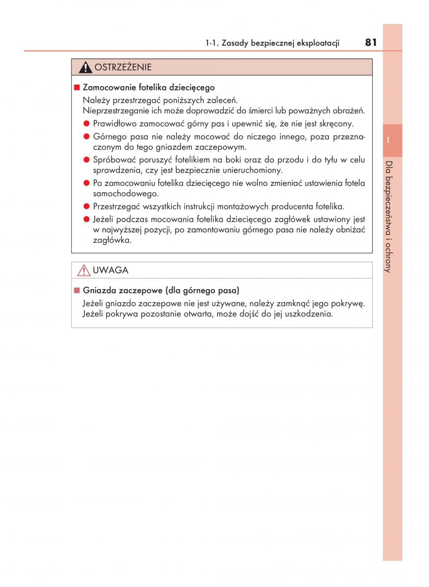 Lexus NX instrukcja obslugi / page 81