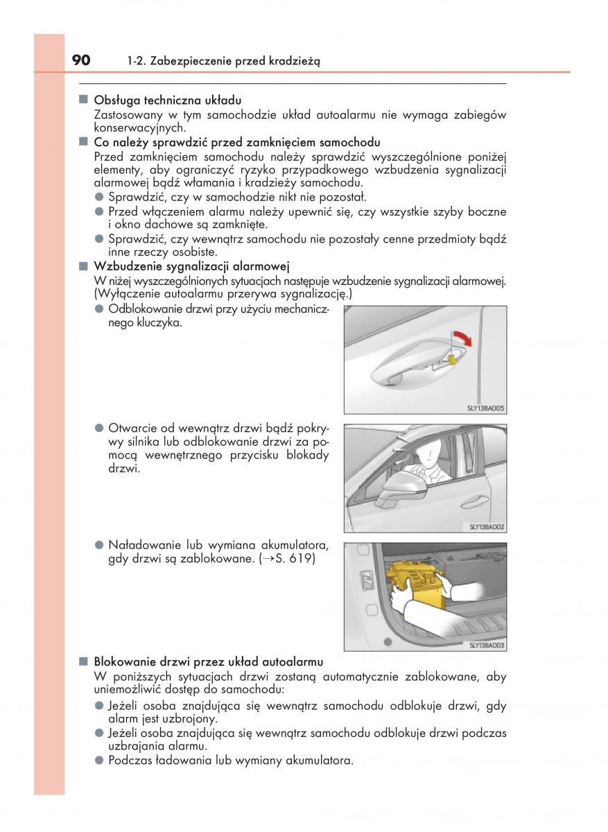 Lexus NX instrukcja obslugi / page 90