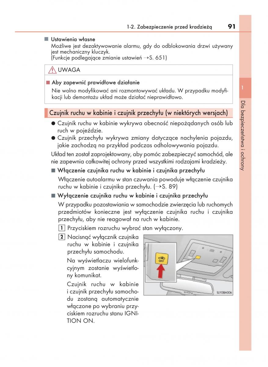 Lexus NX instrukcja obslugi / page 91