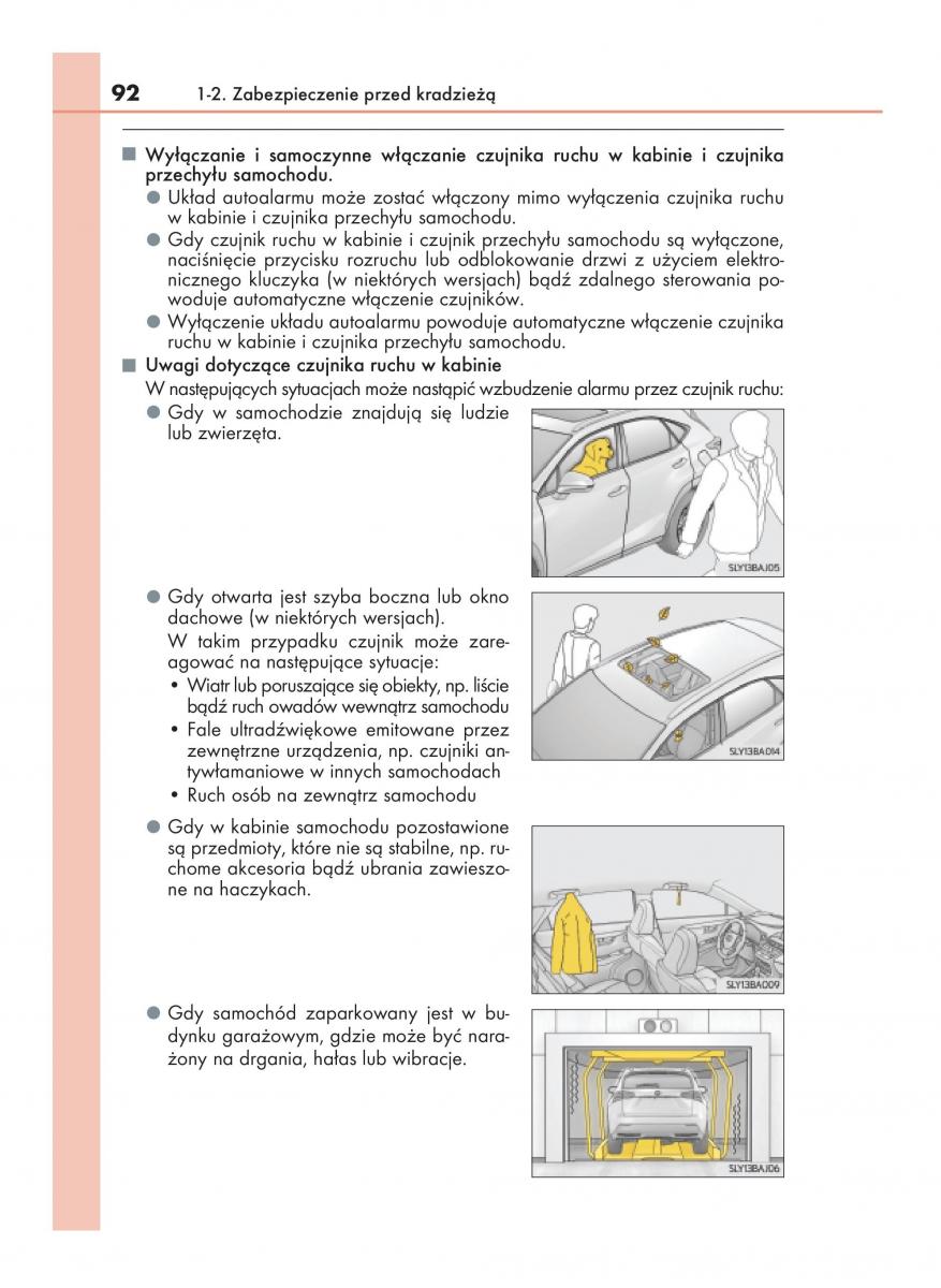 Lexus NX instrukcja obslugi / page 92