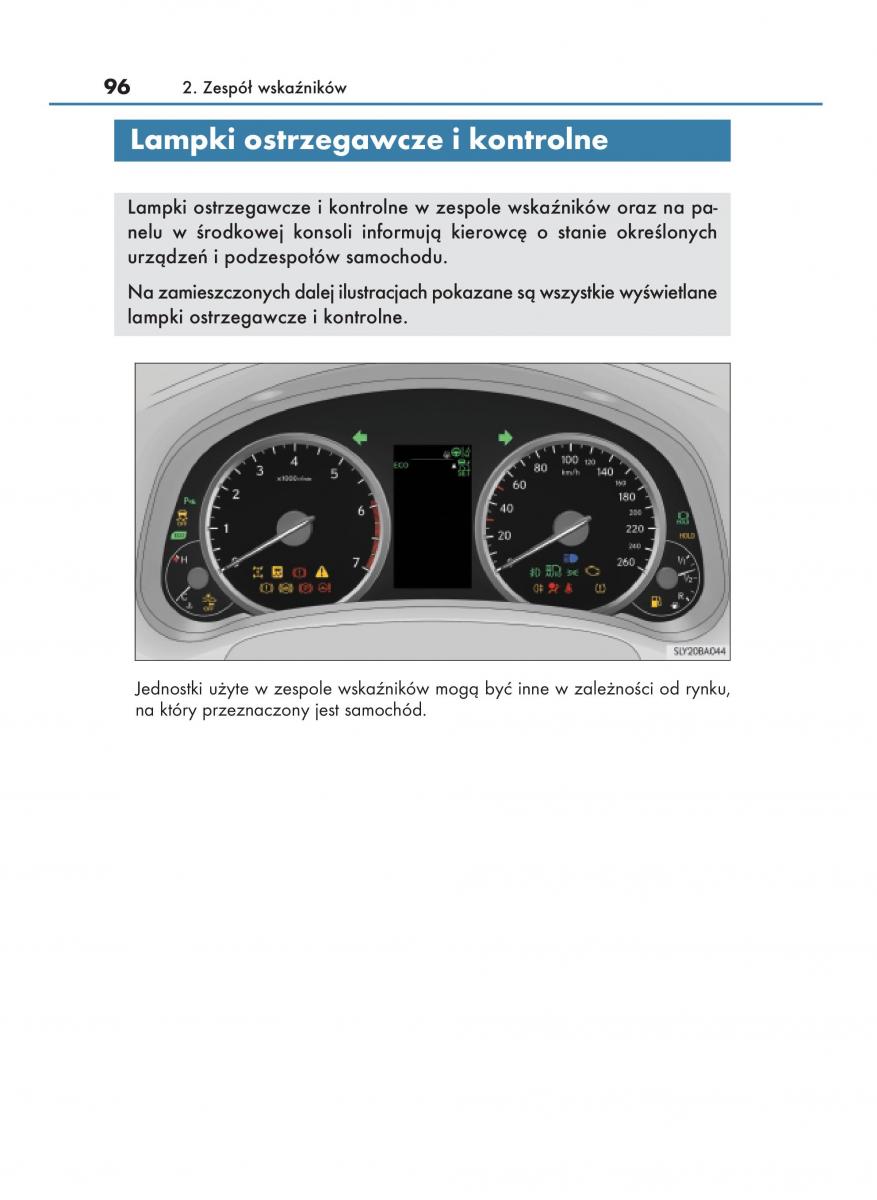 Lexus NX instrukcja obslugi / page 96