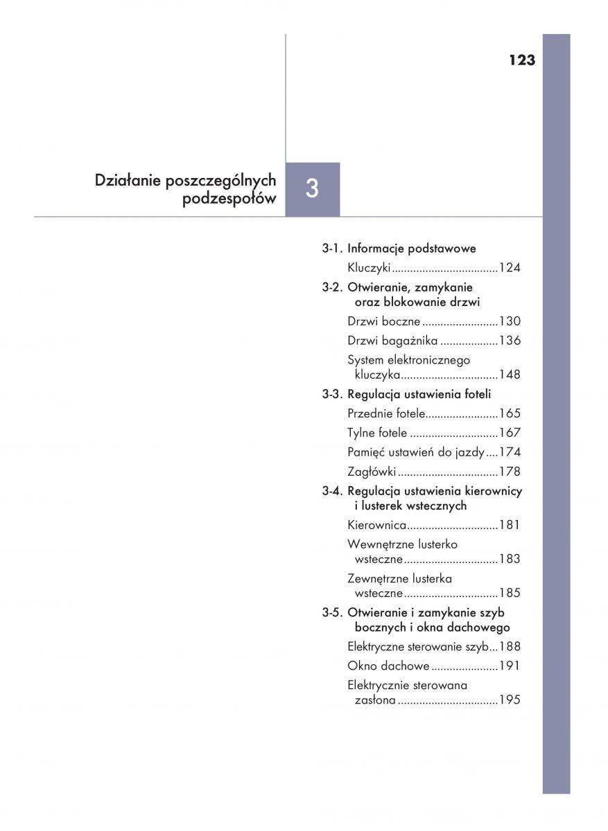 Lexus NX instrukcja obslugi / page 123