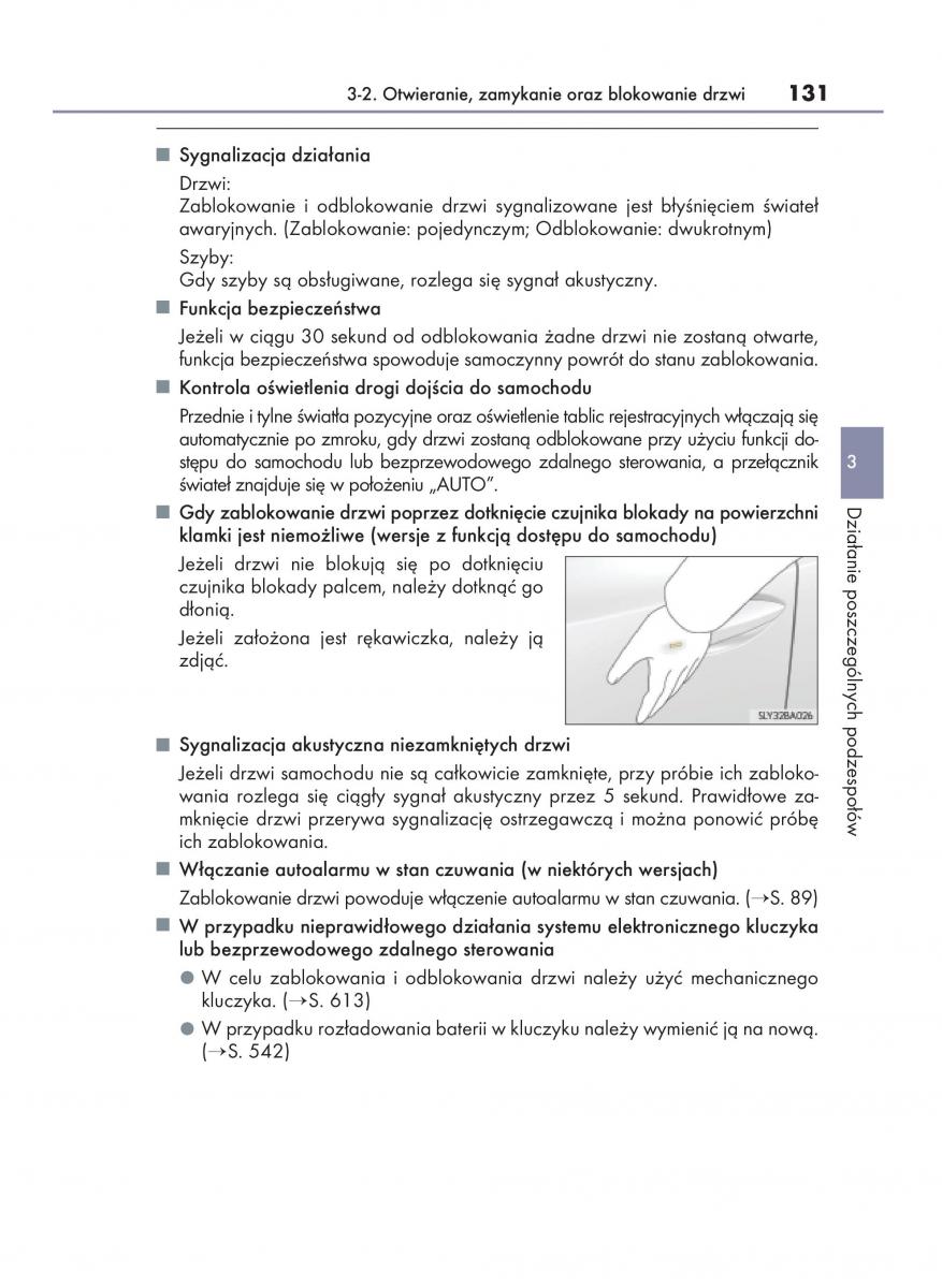 Lexus NX instrukcja obslugi / page 131