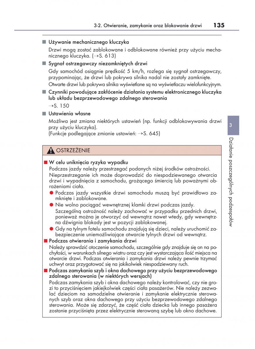 Lexus NX instrukcja obslugi / page 135