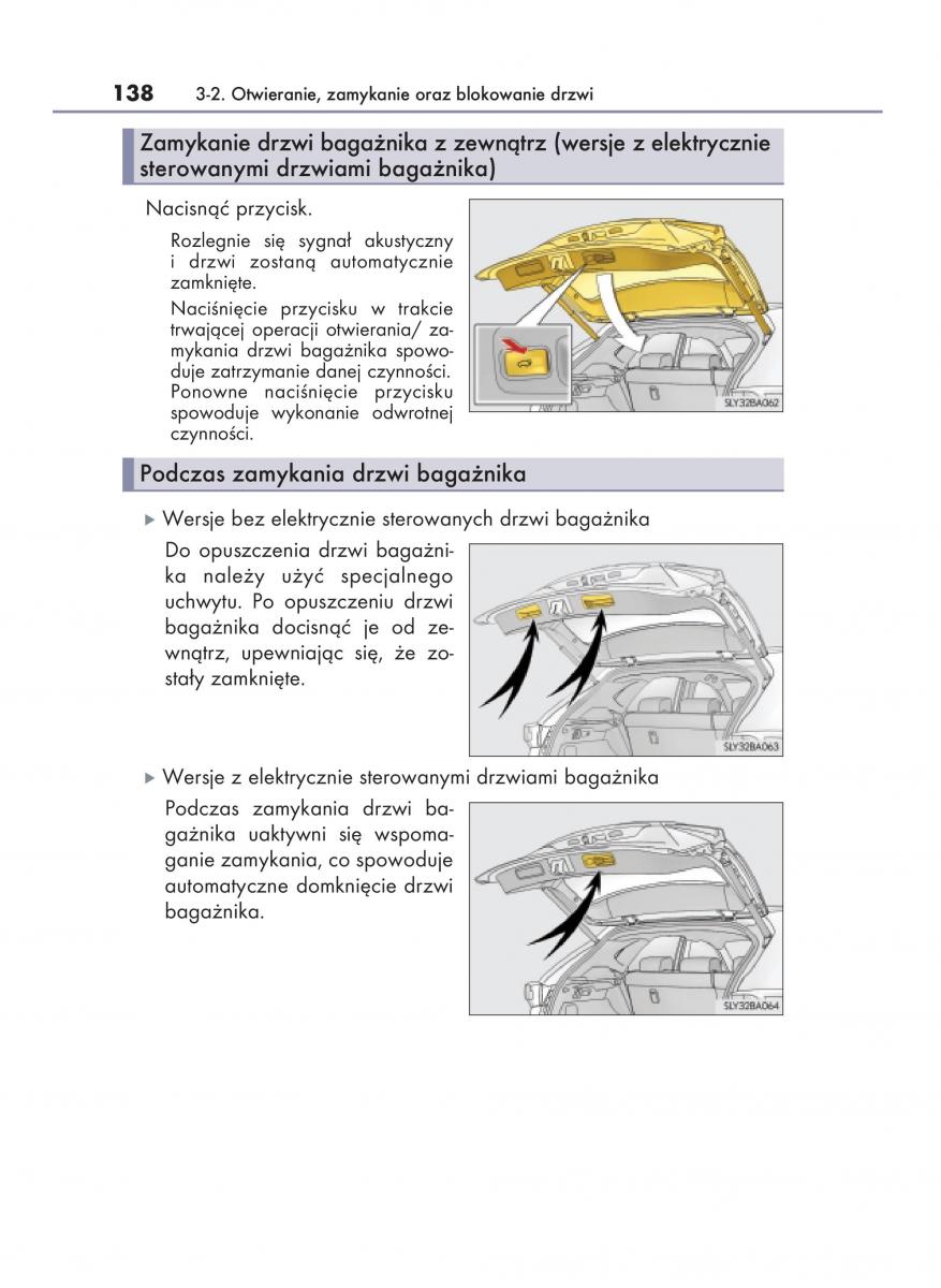 Lexus NX instrukcja obslugi / page 138