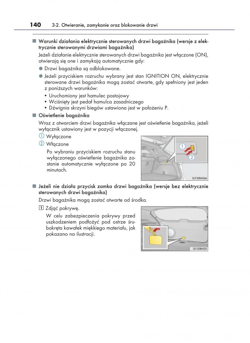 Lexus NX instrukcja obslugi / page 140