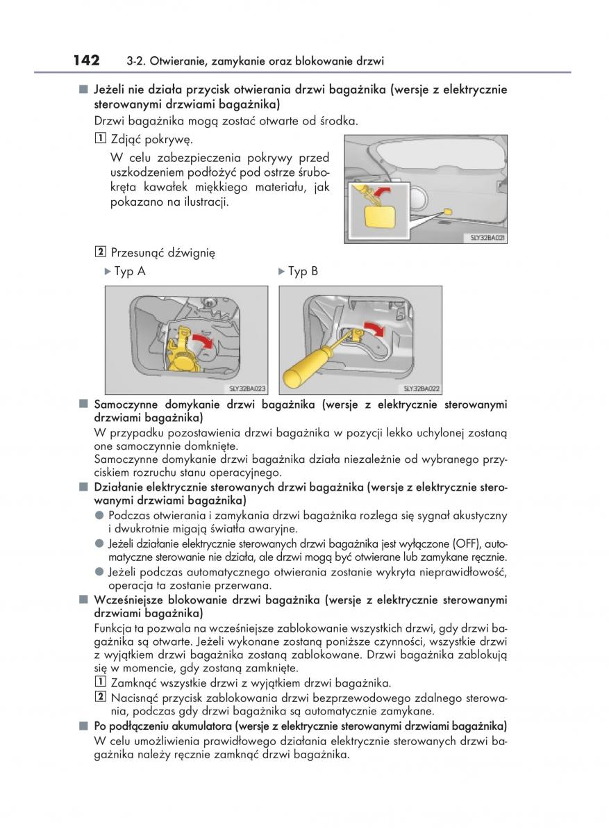 Lexus NX instrukcja obslugi / page 142