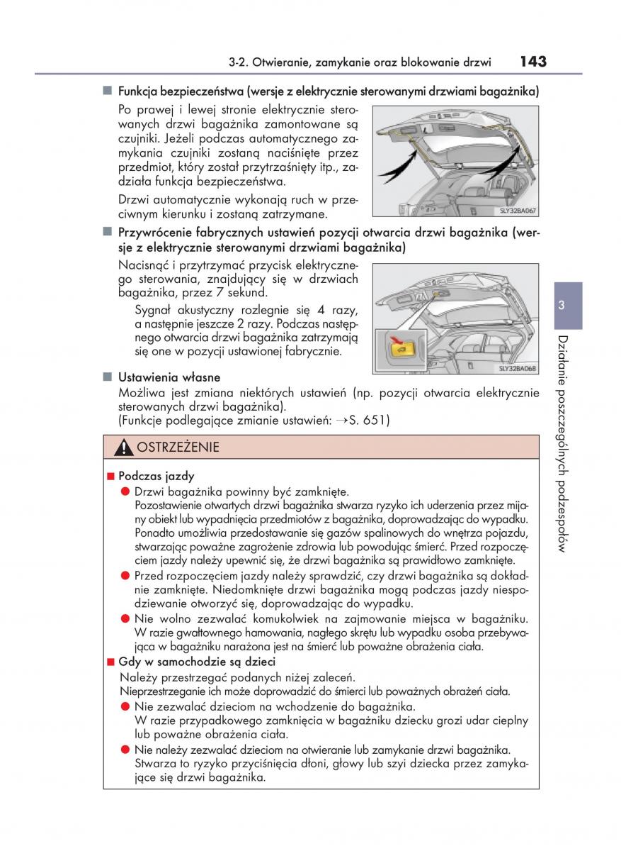 Lexus NX instrukcja obslugi / page 143