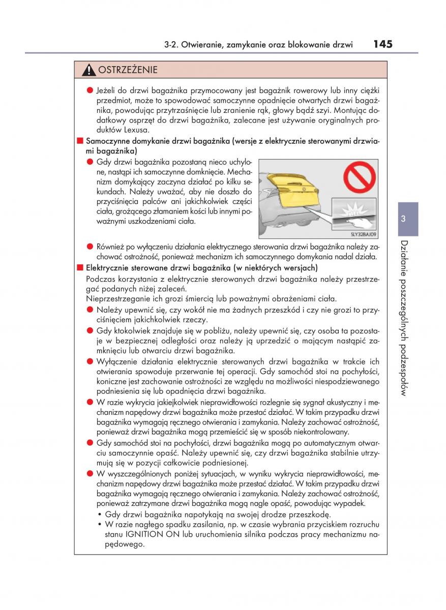 Lexus NX instrukcja obslugi / page 145