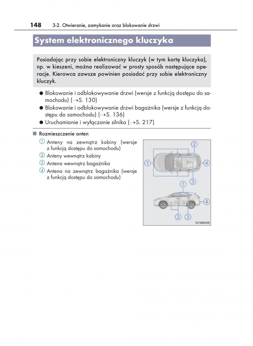 Lexus NX instrukcja obslugi / page 148