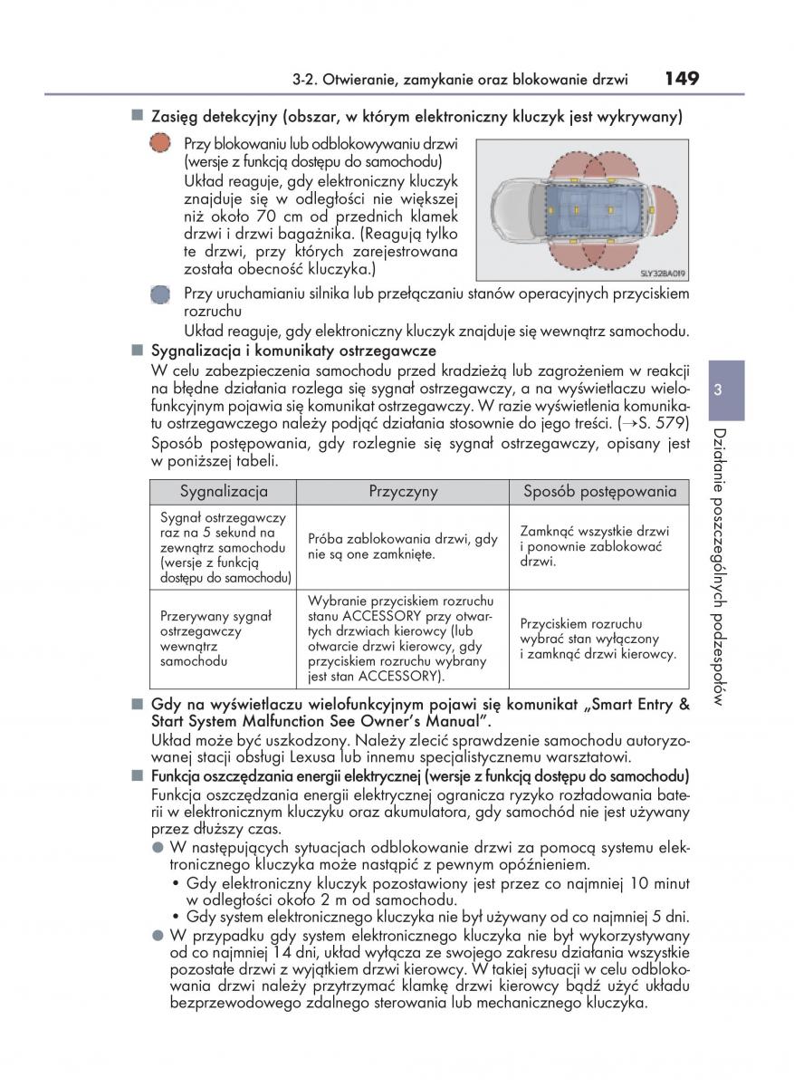 Lexus NX instrukcja obslugi / page 149