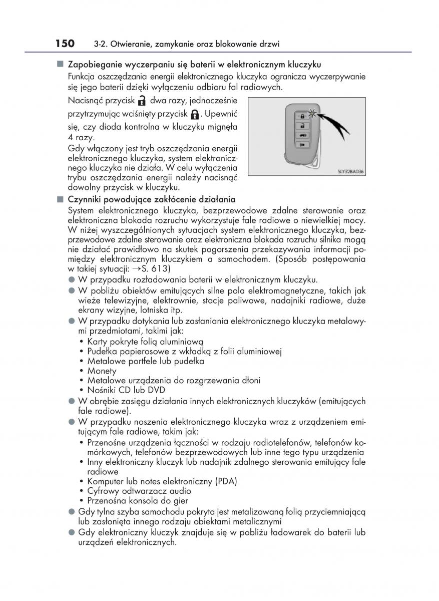 Lexus NX instrukcja obslugi / page 150