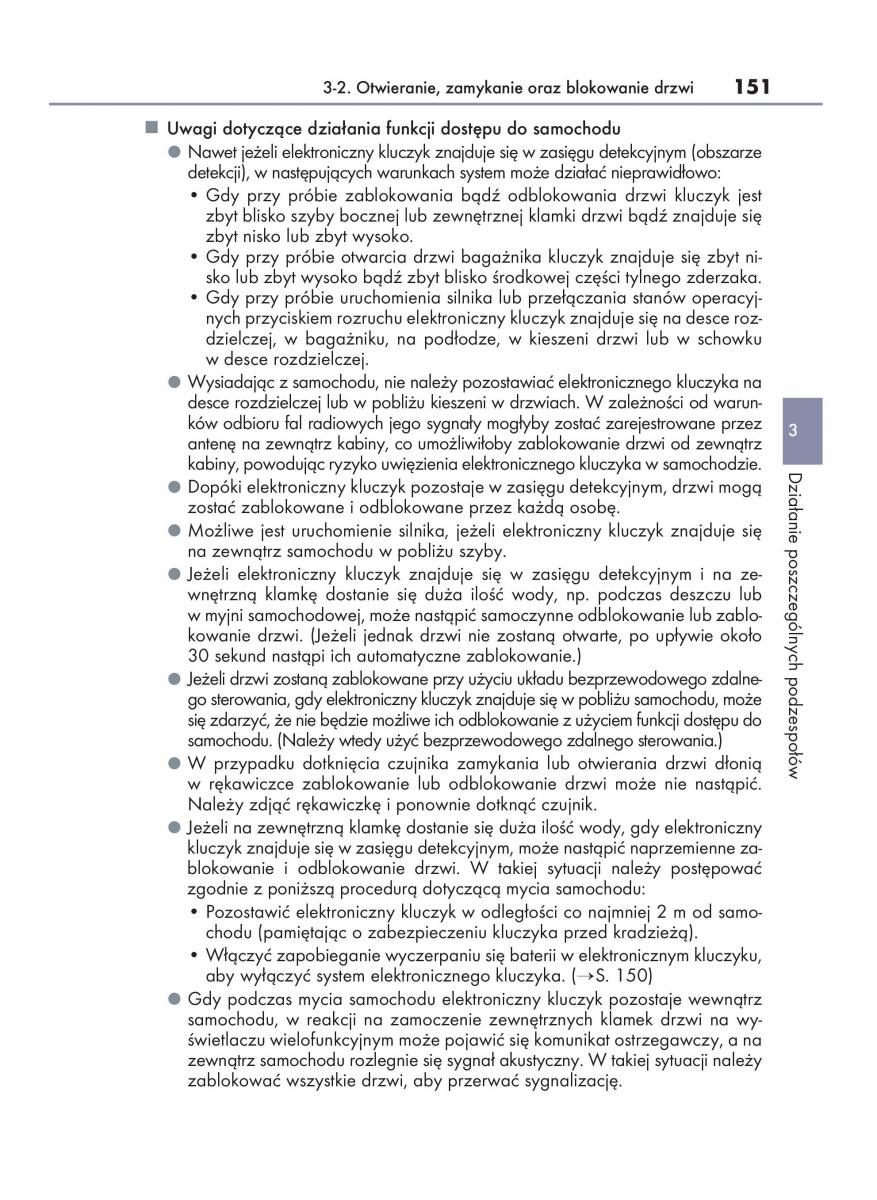 Lexus NX instrukcja obslugi / page 151