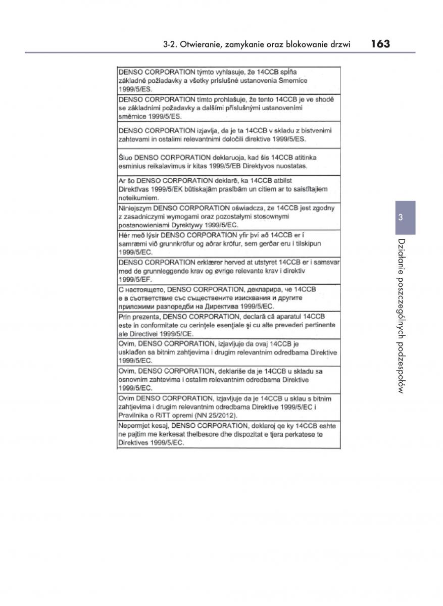 Lexus NX instrukcja obslugi / page 163