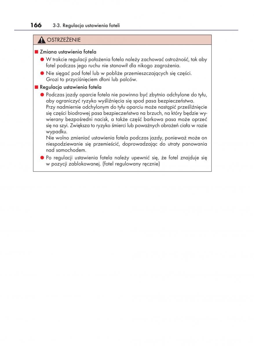 Lexus NX instrukcja obslugi / page 166