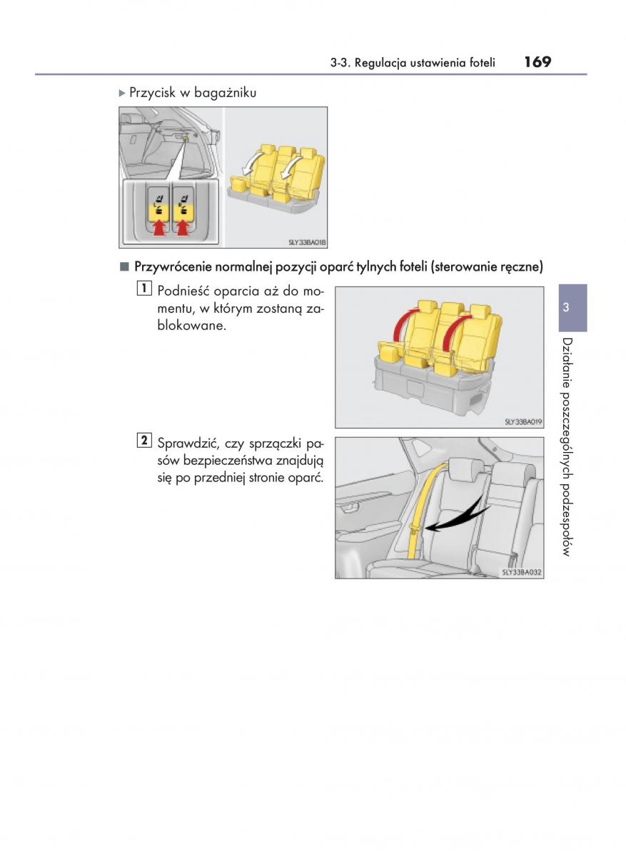 Lexus NX instrukcja obslugi / page 169