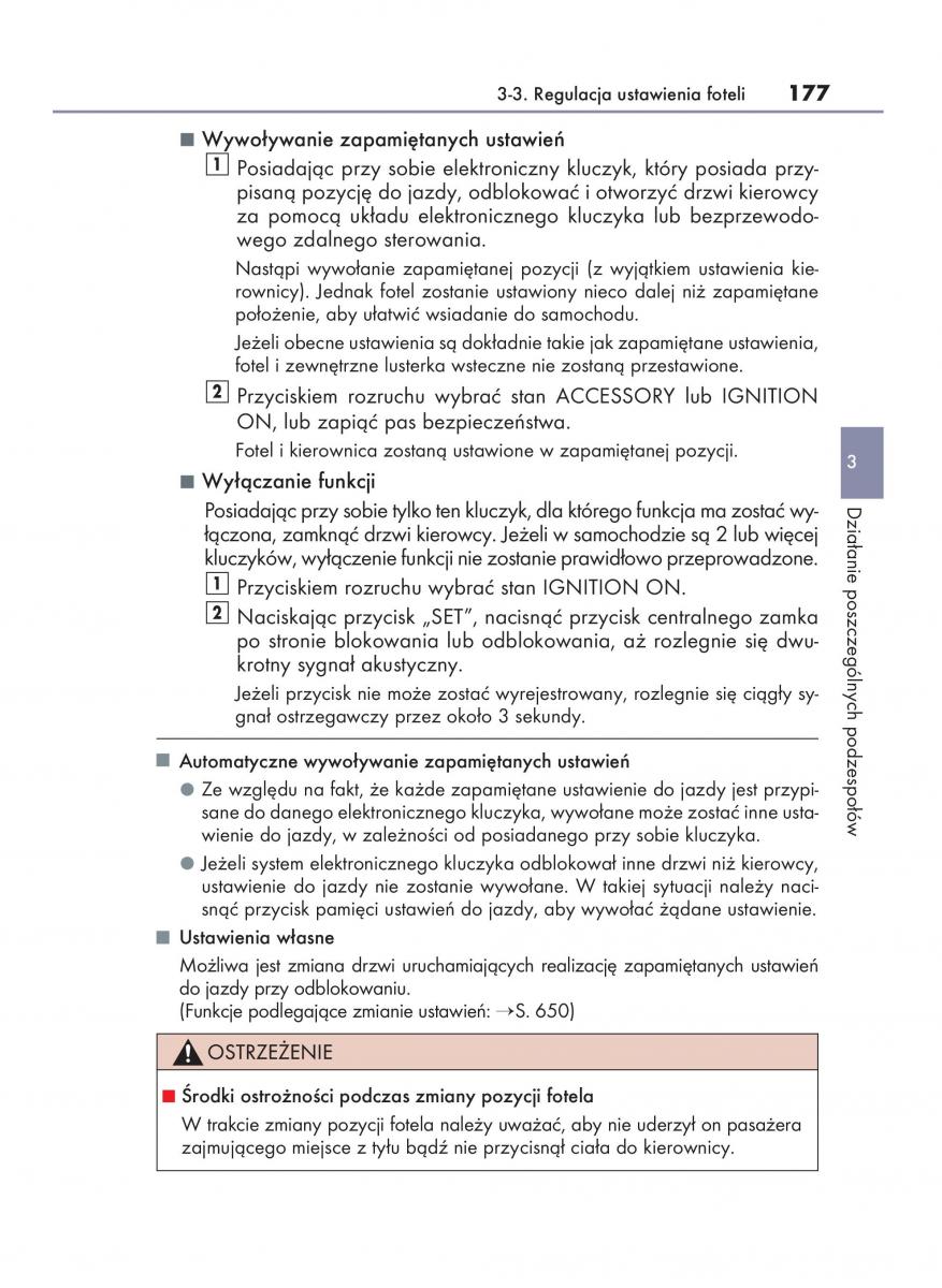 Lexus NX instrukcja obslugi / page 177