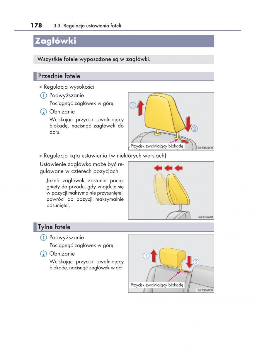 Lexus NX instrukcja obslugi / page 178