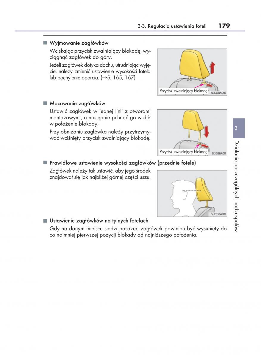 Lexus NX instrukcja obslugi / page 179