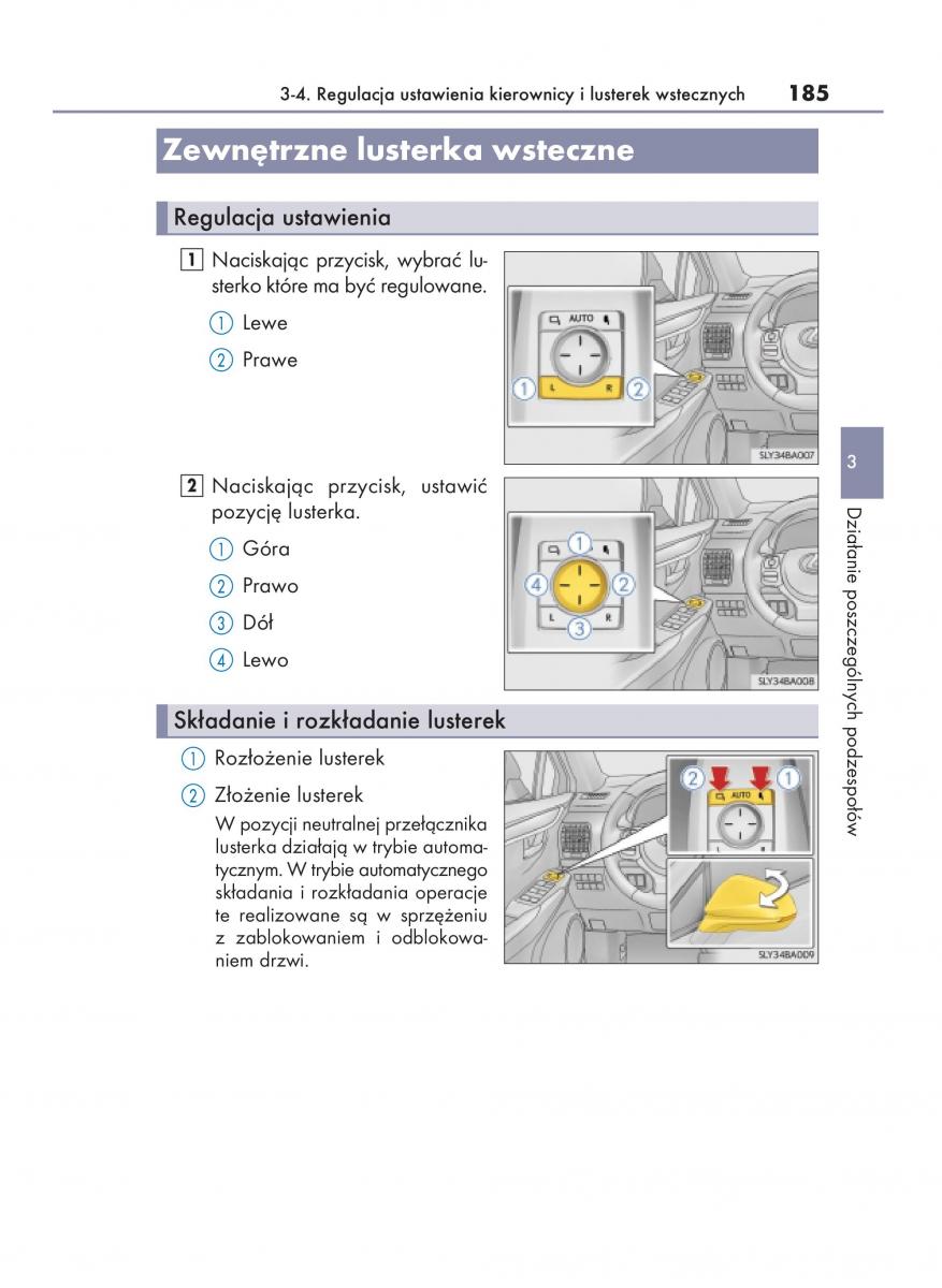 Lexus NX instrukcja obslugi / page 185