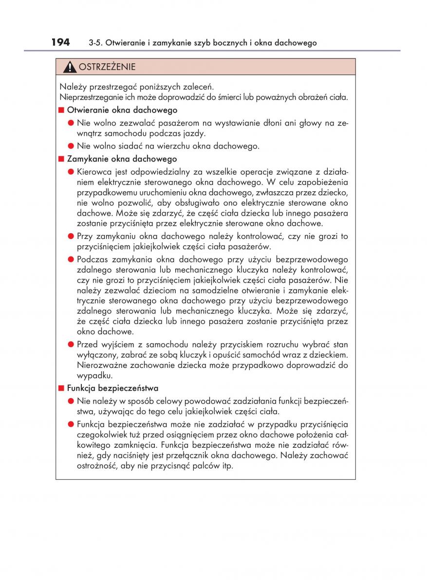 Lexus NX instrukcja obslugi / page 194