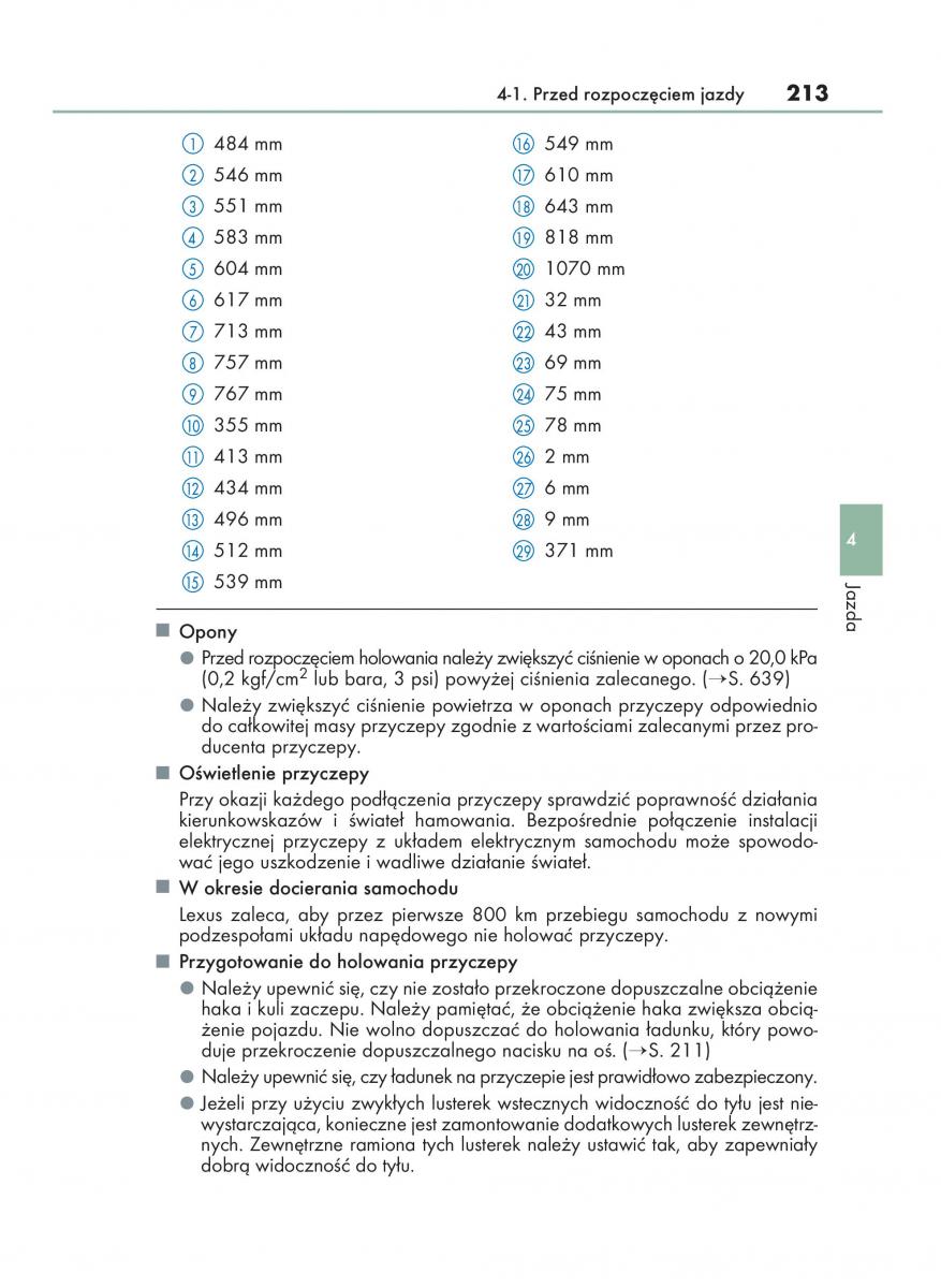 Lexus NX instrukcja obslugi / page 213