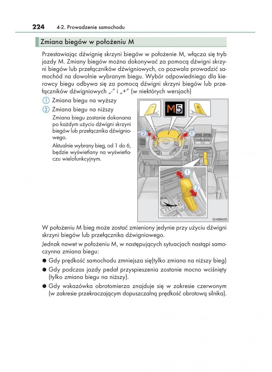 Lexus NX instrukcja obslugi / page 224