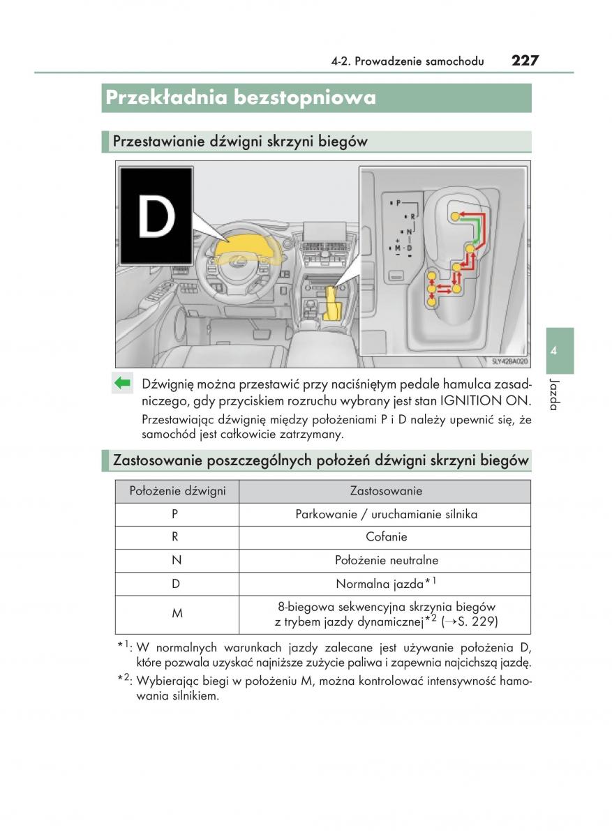 Lexus NX instrukcja obslugi / page 227