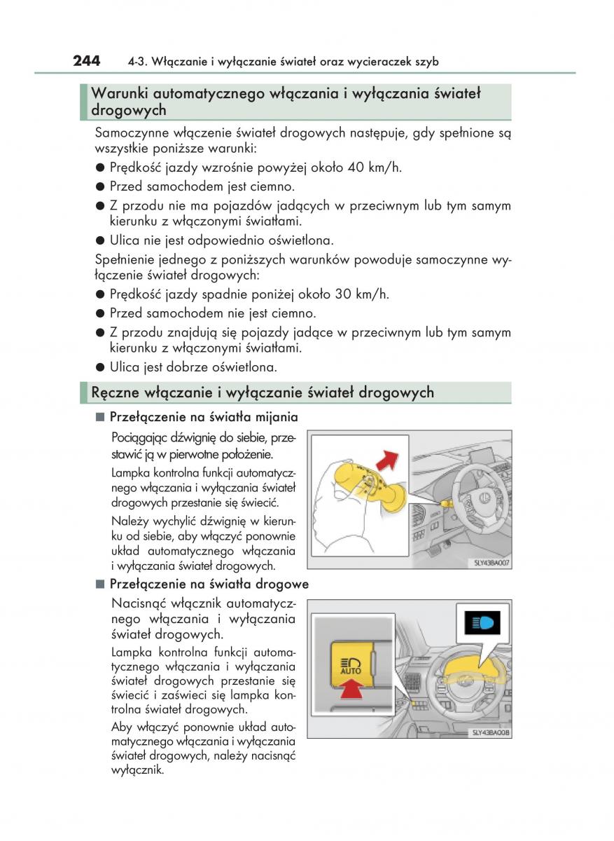 Lexus NX instrukcja obslugi / page 244