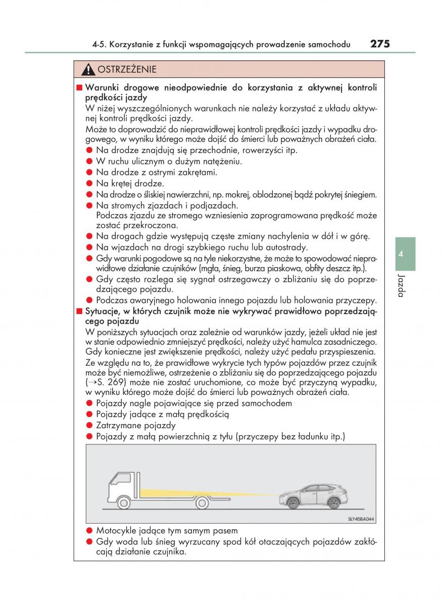 Lexus NX instrukcja obslugi / page 275