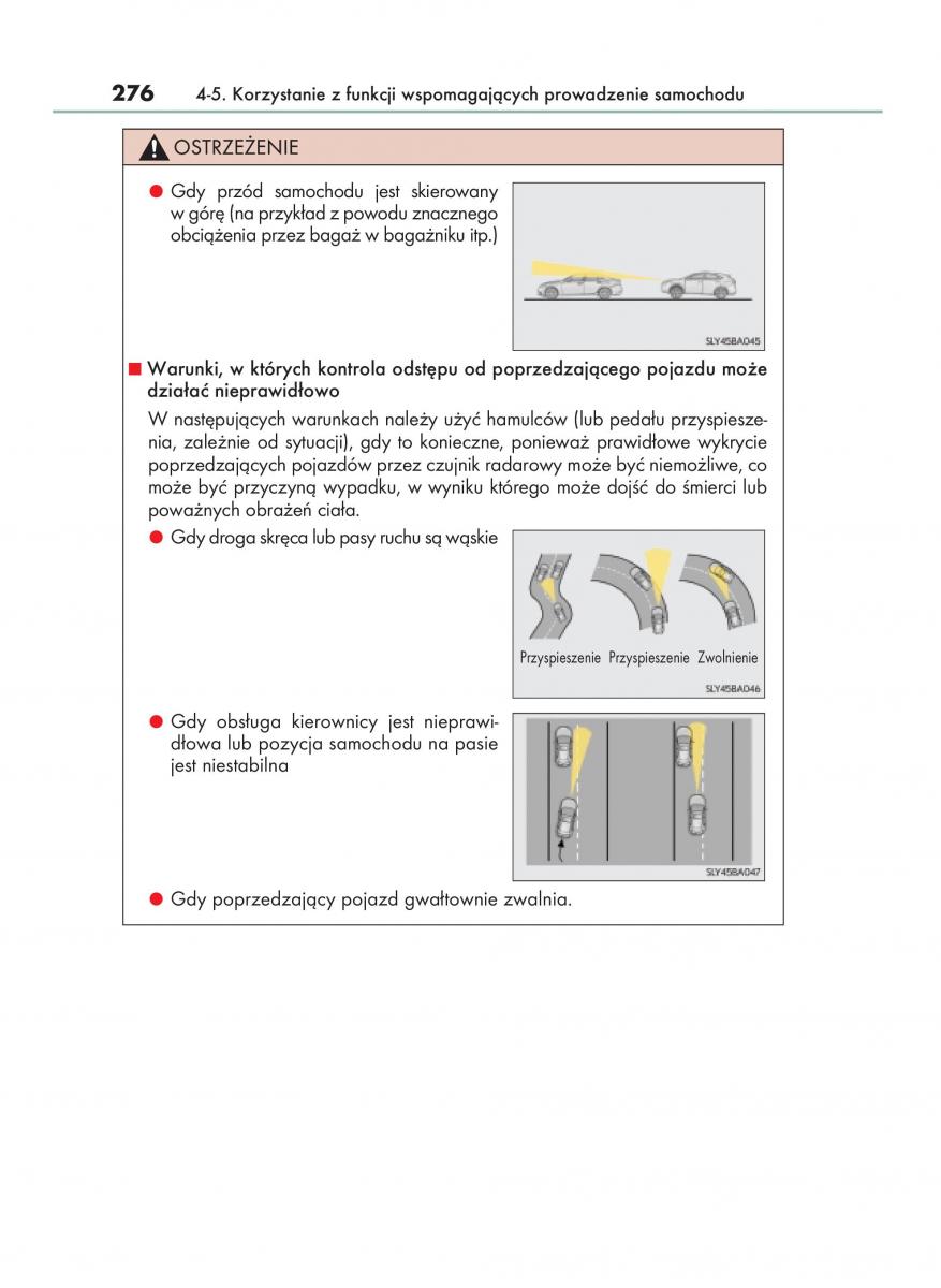 Lexus NX instrukcja obslugi / page 276